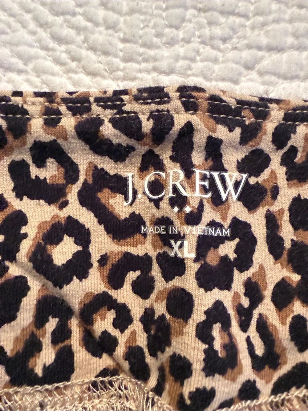 J. Crew Leopard Print Leggings in Tan and Black